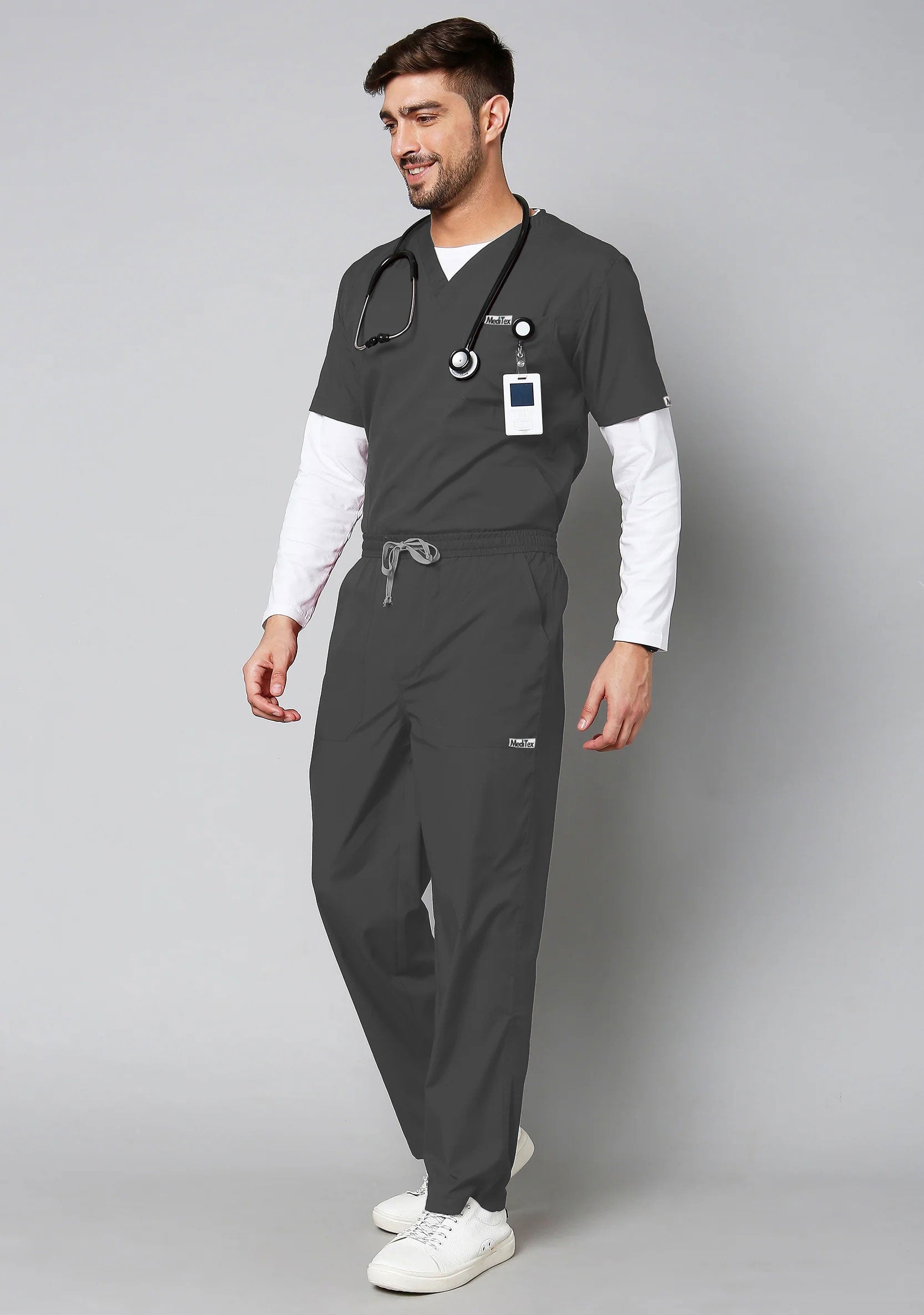 MedEase Wear Scrubs - Men (Gray)