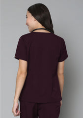 Meditex Elite scrub Suit-Women (Maroon)
